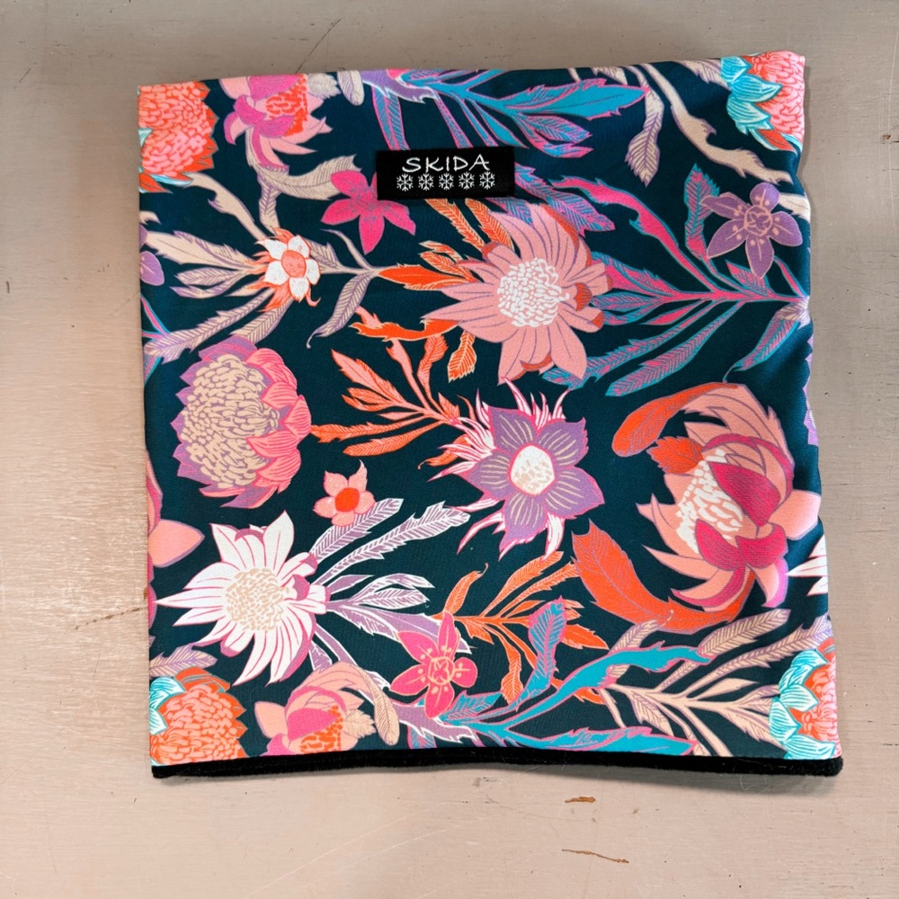 Skida Floral Face Mask - Pink and Orange